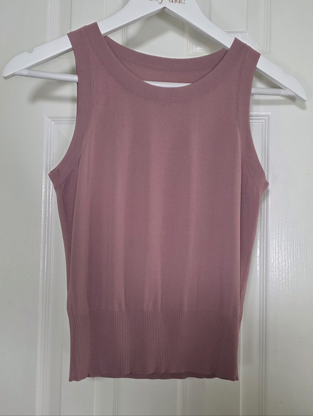 Alaia Paris Shell Sweater Knit * Slight Flaw Size Approximately XS Dusty Mauve